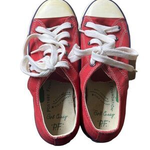 Bob Cousy P.F. Posture Foundation Women's Red Sneaker Shoes Size 8.5